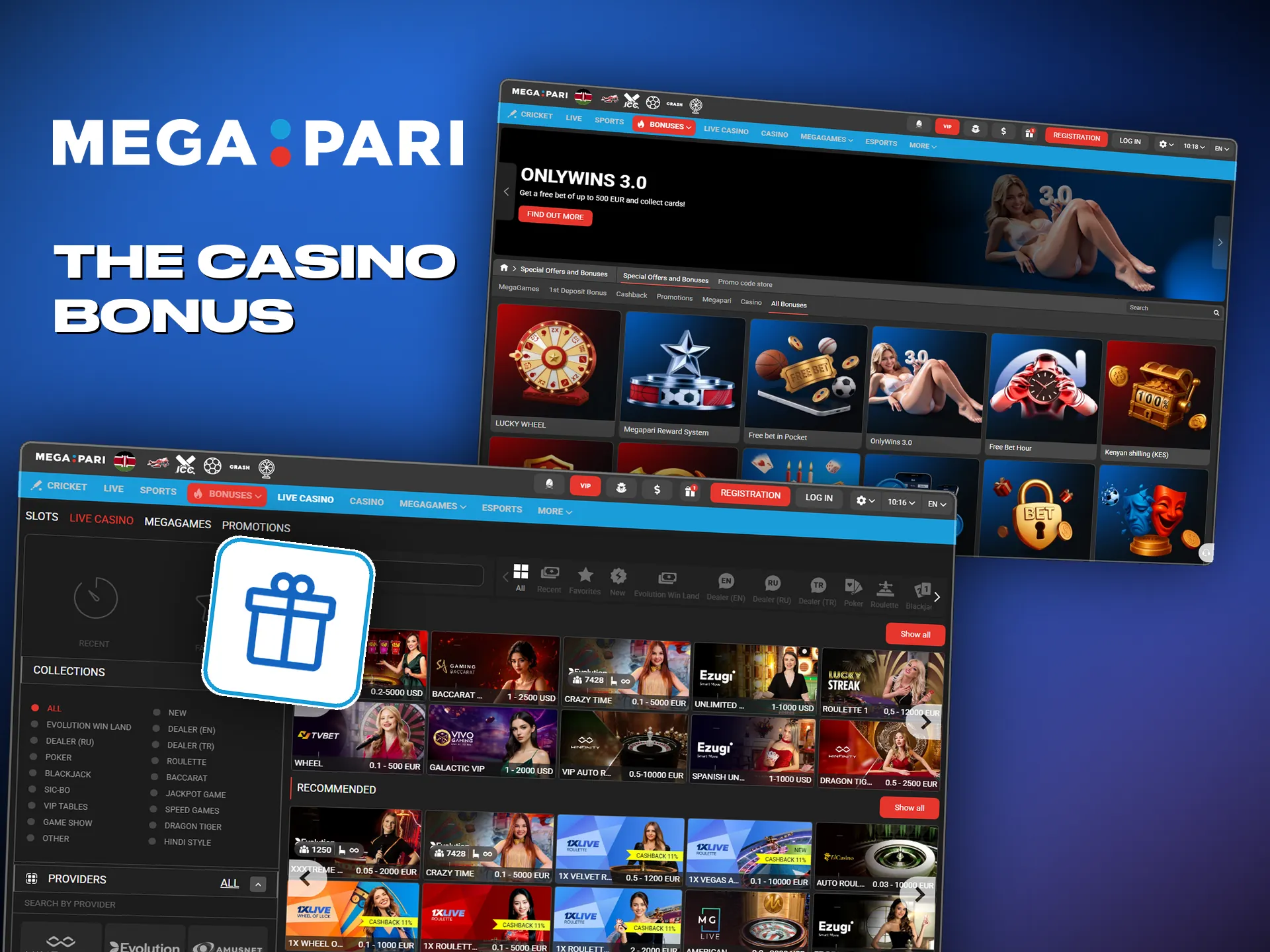 The bonus applies to the first deposit, on the conditions set out in the promotion rules