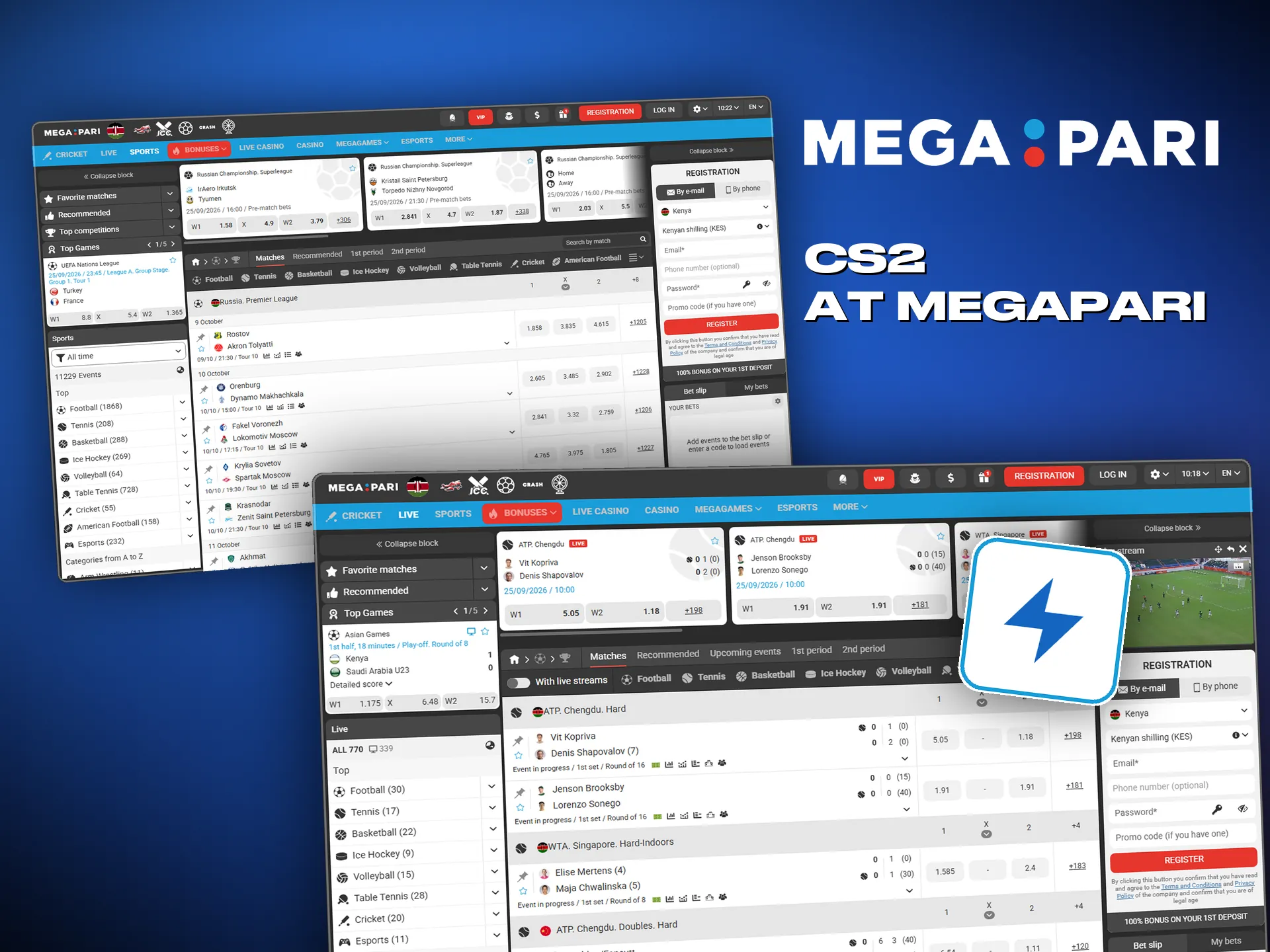 Megapari opens markets on the big CS2 tournaments
