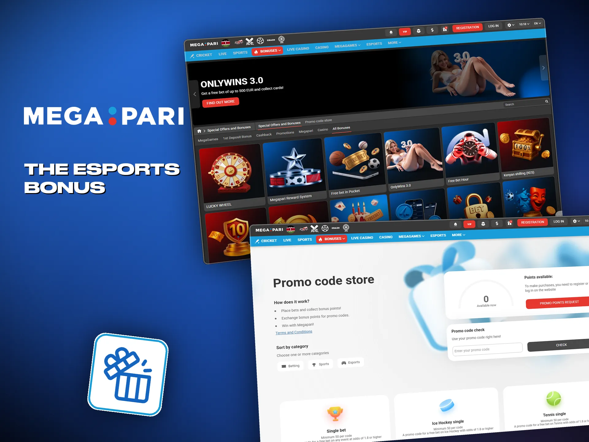 New players can build the esports balance with the welcome offer