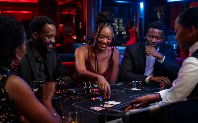 Table games at Megapari, blackjack and poker among them